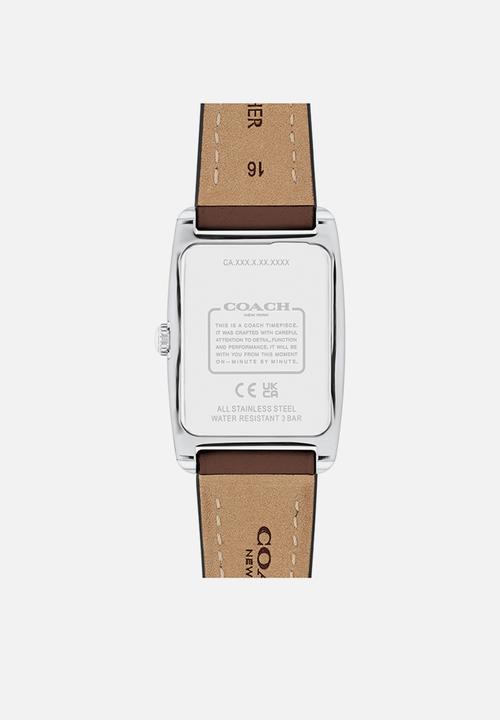 Coach - Reese 14504311CH Watch - White/Brown