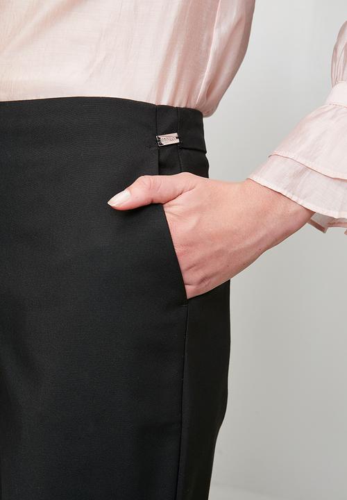 Pringle of Scotland - Pringle Alice Straight Leg Pants - Black