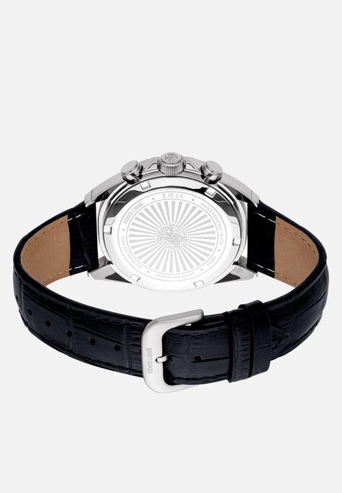 Roberto Cavalli - Roberto Cavalli RC5G099L0125 Chronograph 42mm Watch - Dark Blue