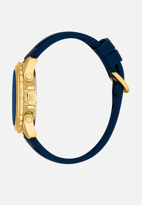 Roberto Cavalli - Roberto Cavalli RC5G130P0035 Chronograph 44mm Watch - Dark Blue & Gold