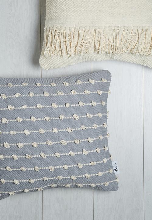 Sixth Floor - Dotty knotted cushion cover