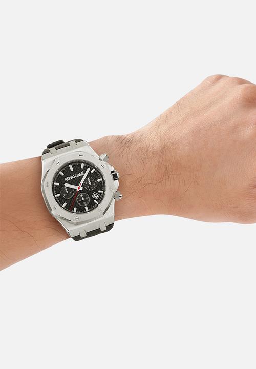 Roberto Cavalli - Roberto Cavalli RC5G161P0015 Chronograph 42mm Watch - Black