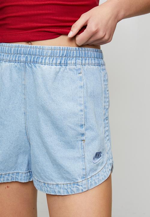 Nike - W Nk Wr Denim Short - Lt Armory Blue/Work Blue
