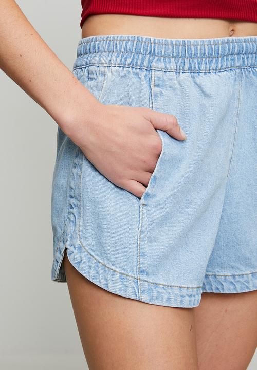 Nike - W Nk Wr Denim Short - Lt Armory Blue/Work Blue