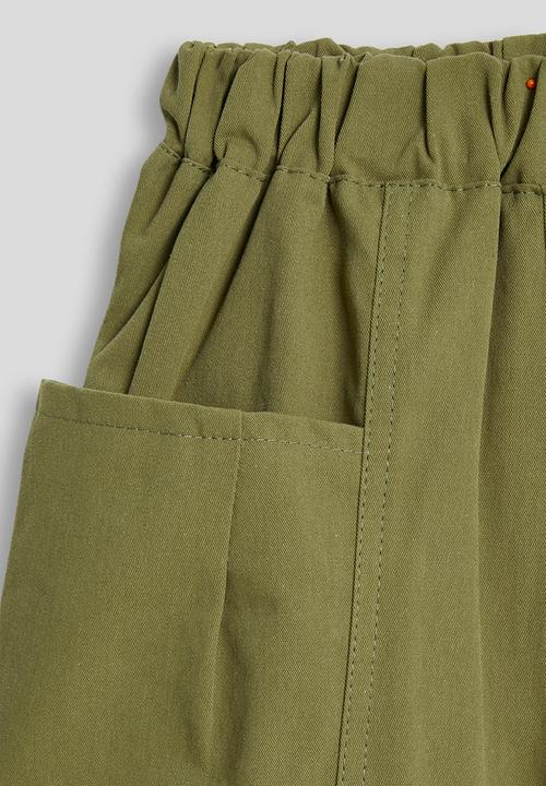 Pop Candy - Big pocket shorts - army green