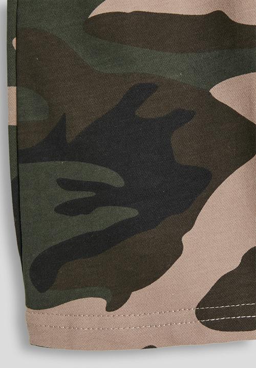 Pop Candy - Camo sweatshorts - multi
