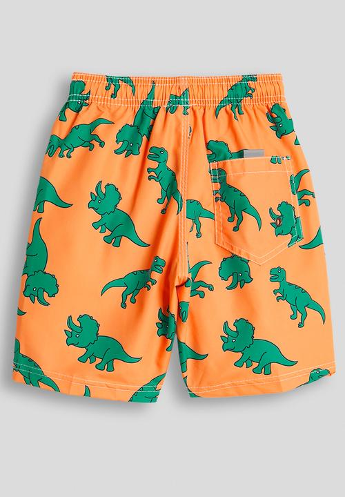 Pop Candy - Dino aop boardshorts - dark orange