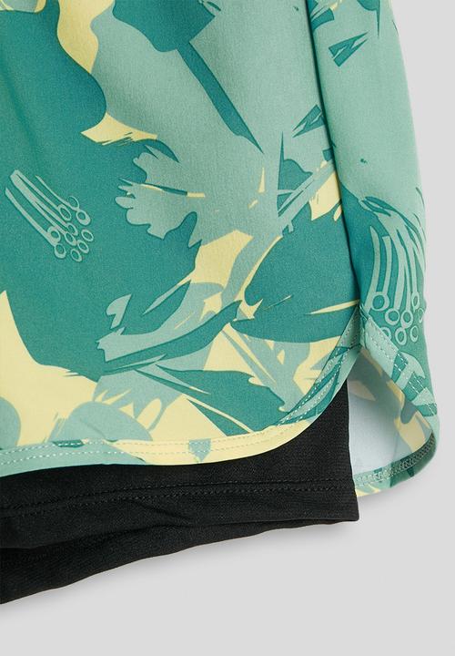 Pop Candy - 2-in-1 board shorts - green/aop