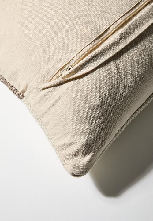 Sixth Floor - Woven  Gradient Cushion Cover - Natural