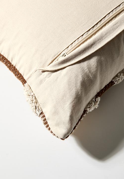 Sixth Floor - Contour Woven Tufted Cushion Cover - Mustard