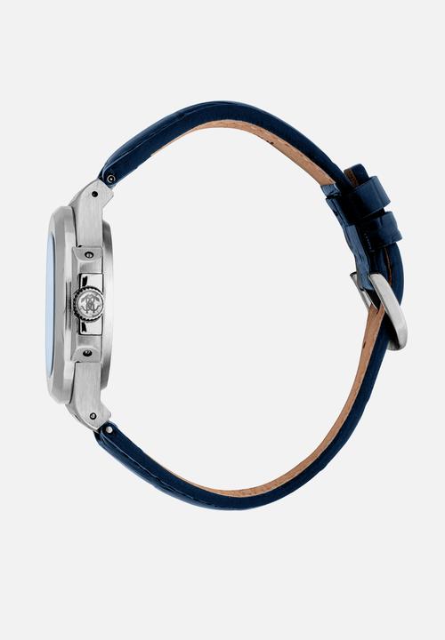 Roberto Cavalli - Roberto Cavalli RC5G166L0025 39mm Watch - Dark Blue & Silver