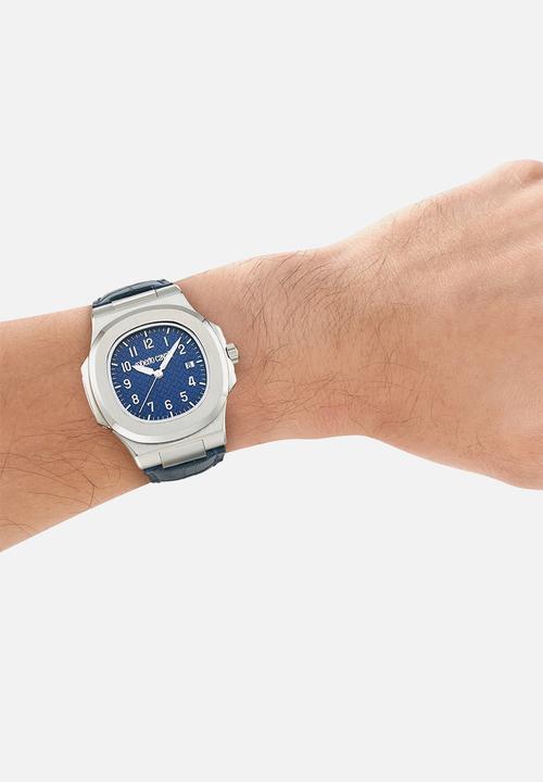 Roberto Cavalli - Roberto Cavalli RC5G166L0025 39mm Watch - Dark Blue & Silver