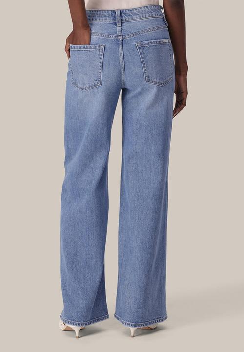 Forever New - Dale high-rise jeans in mid blue