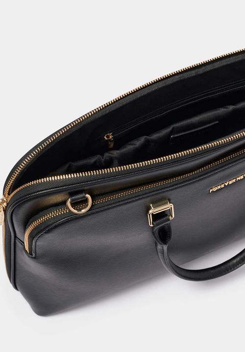 Forever New - Anita slimline laptop bag in black