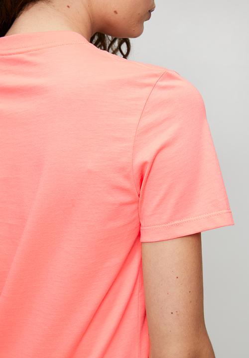 Calvin Klein - Ss classic fit monogram tee - washed scarlet