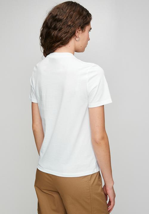 Calvin Klein - Ss clasic monologo tee - bright white