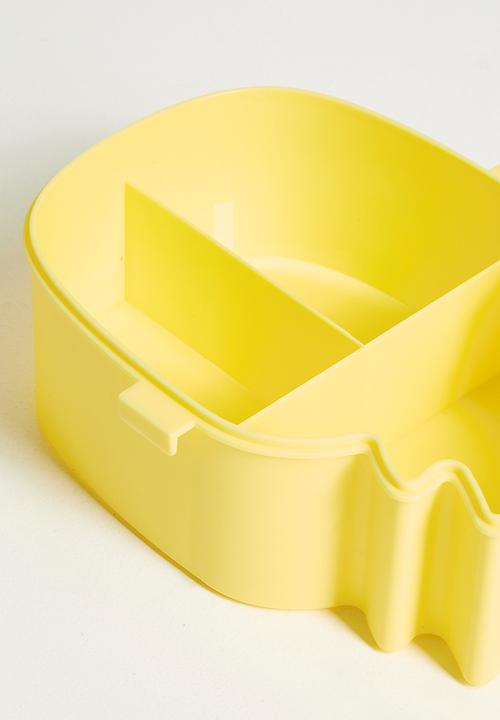 Pop Candy - Pineapple bento lunch box - yellow