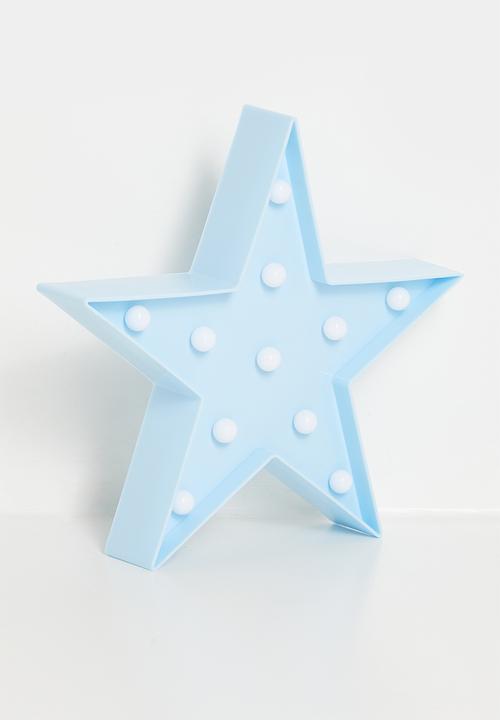 Pop Candy - Star-shaped night light - blue