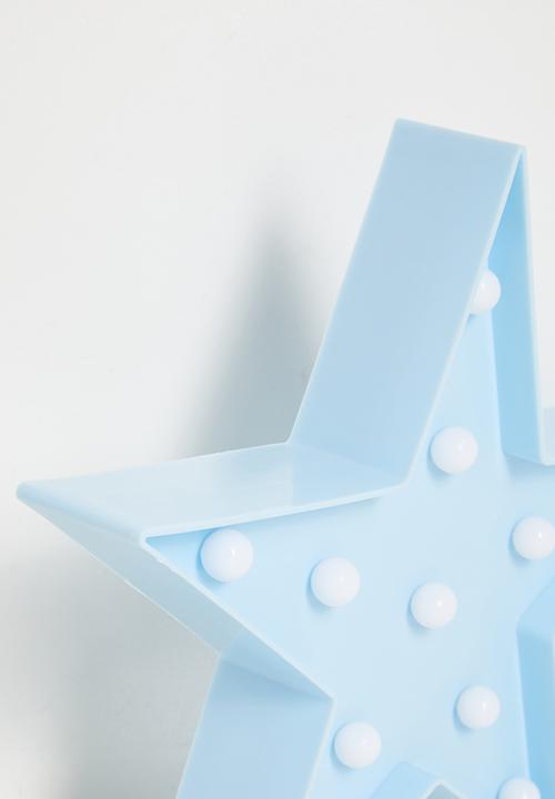 Pop Candy - Star-shaped night light - blue