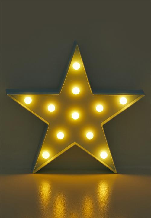 Pop Candy - Star-shaped night light - blue