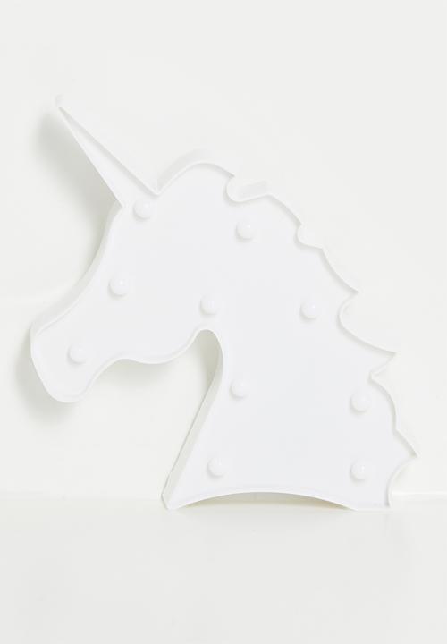 Pop Candy - Unicorn-shaped night light - white