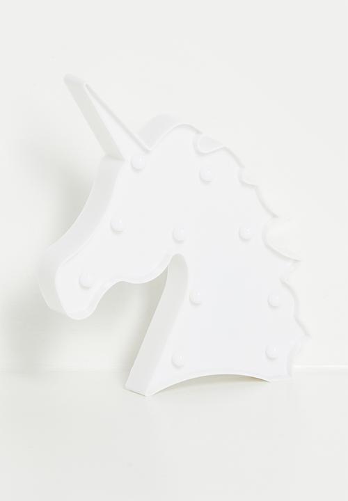 Pop Candy - Unicorn-shaped night light - white