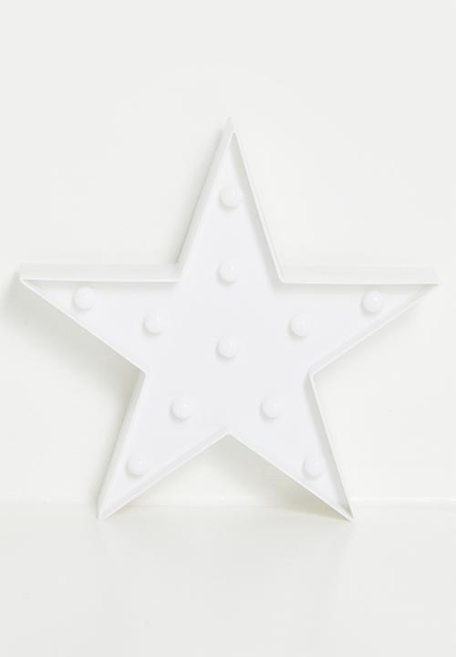 Pop Candy - Star-shaped night light - white