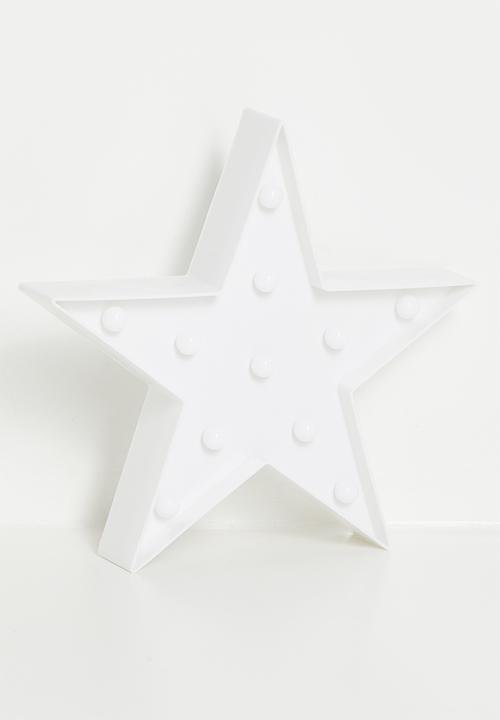 Pop Candy - Star-shaped night light - white