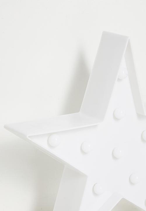 Pop Candy - Star-shaped night light - white