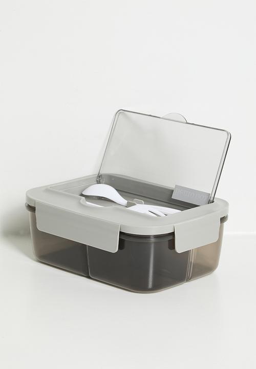Pop Candy - Compartmentalized lunch box - grey
