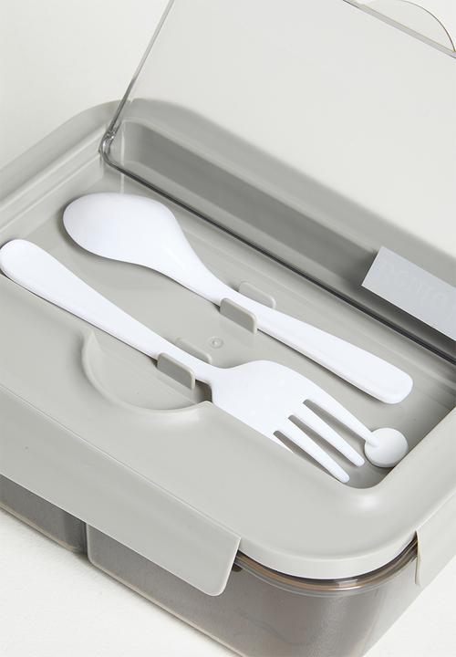 Pop Candy - Compartmentalized lunch box - grey