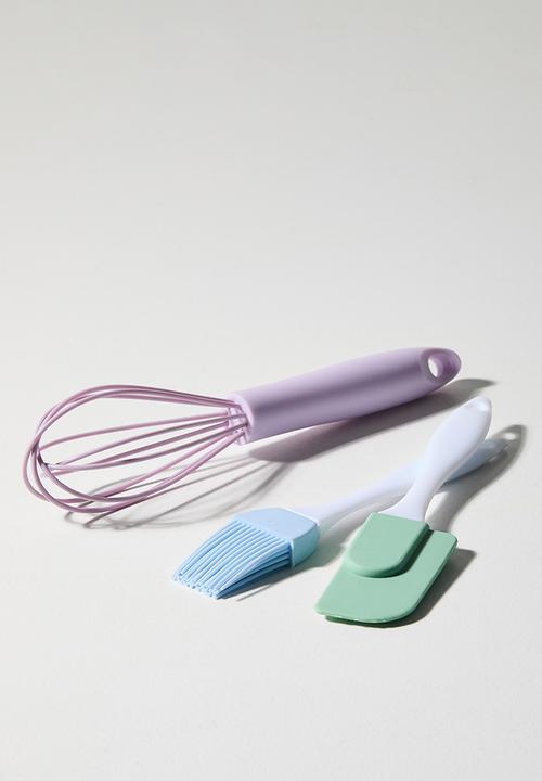 Excellent Houseware - Silicone baking set of 10 - multi
