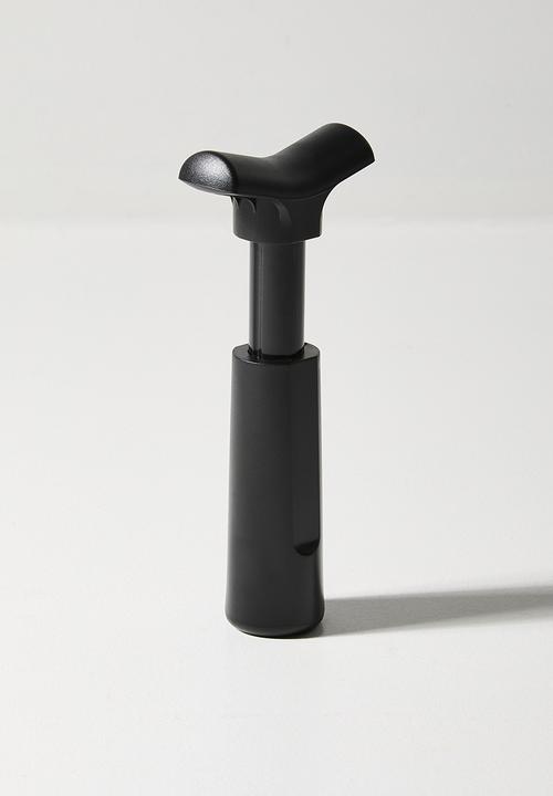 Excellent Houseware - Wine Saver Set 3 - Black