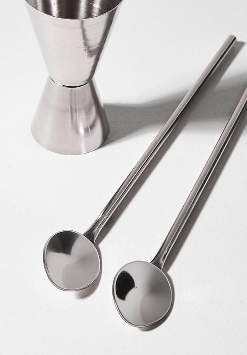 Excellent Houseware - Bar tools set of 5 - Silver