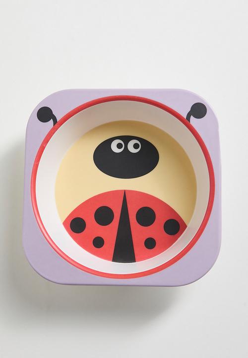 Pop Candy - 5 Piece ladybug themed dinnerware set - multi