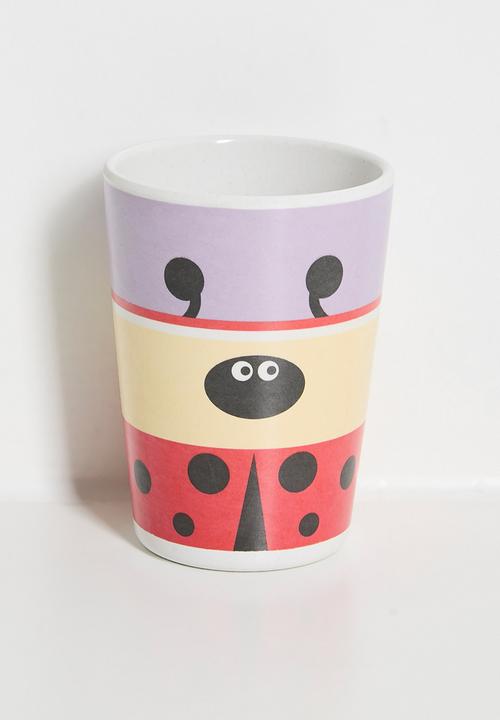 Pop Candy - 5 Piece ladybug themed dinnerware set - multi