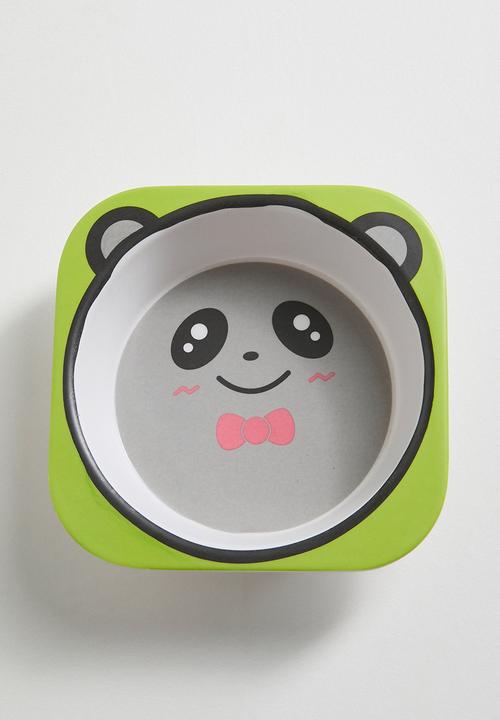 Pop Candy - 5 Piece panda themed dinnerware set - multi