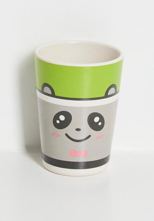 Pop Candy - 5 Piece panda themed dinnerware set - multi