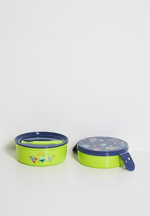 Pop Candy - Lunch bag set - lime & navy