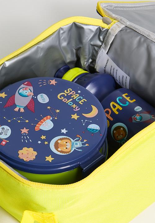 Pop Candy - Lunch bag set - lime & navy