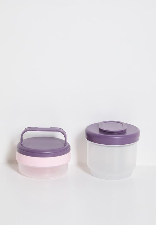 Pop Candy - Stacked food container - plum