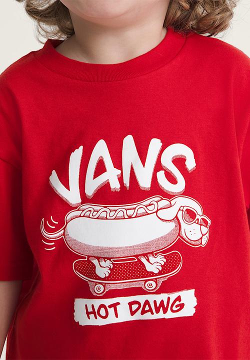 Vans - Hot dawg ss tee- racing red