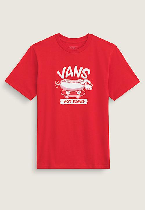 Vans - Hot dawg ss tee- racing red