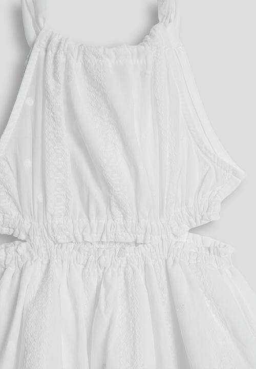 Pop Candy - Cutaway top and skirt - white
