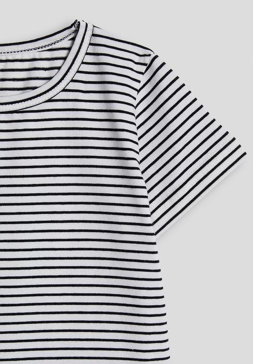 Pop Candy - Crew neck tee - black stripe