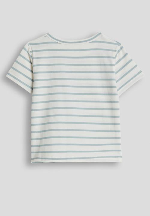 Pop Candy - Basic tee - blue stripes