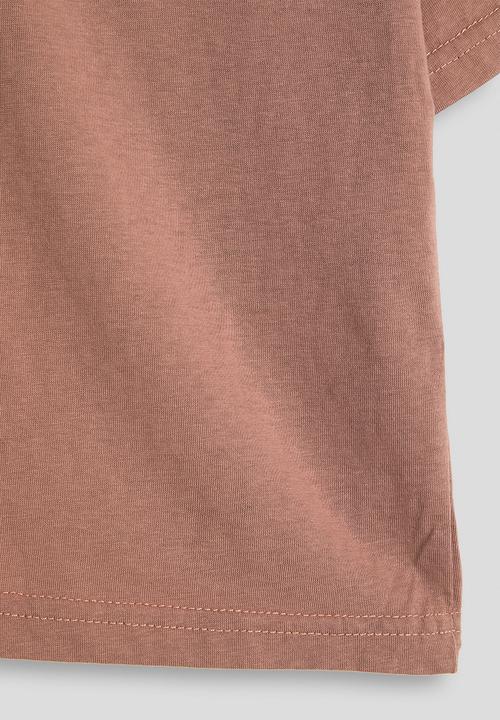 Pop Candy - Henley tee - dusty mauve