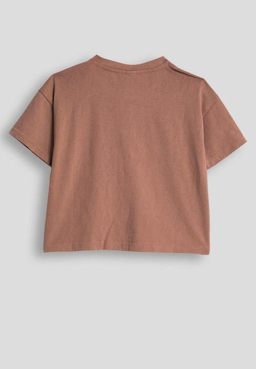 Pop Candy - Henley tee - dusty mauve