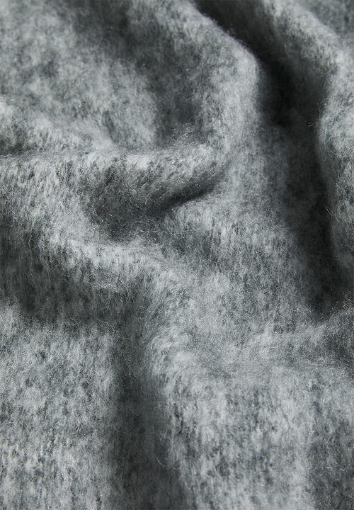 Sixth Floor - El Faux Mohair Throw - Grey