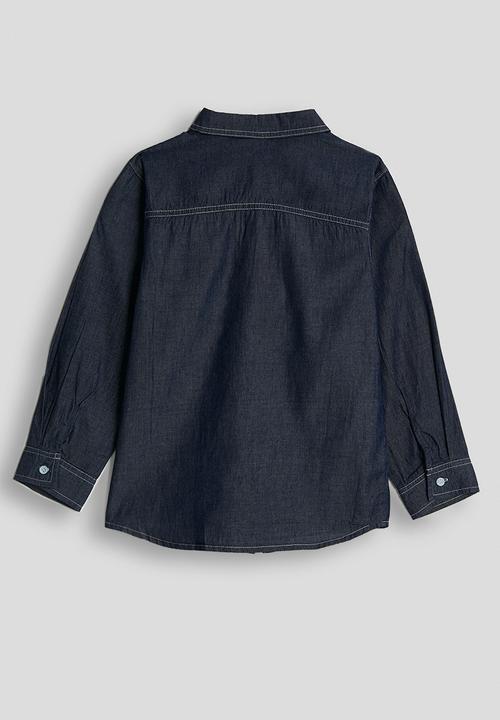 Pop Candy - Basic denim shirt - dark navy